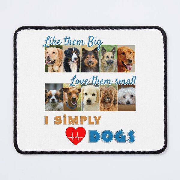 Item preview, I Simply Love Dogs Photo Design designed and sold by Amazing Arts Designs.