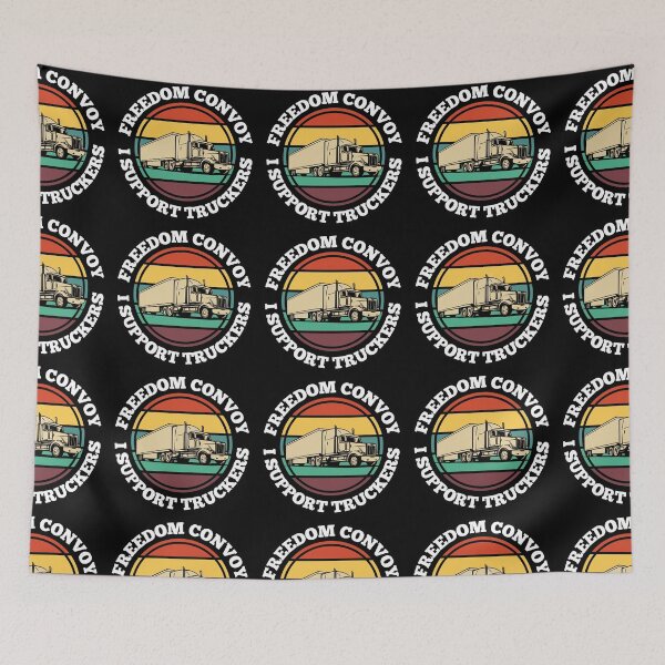 Item preview, Freedom Convoy I Support Truckers No Mandates designed and sold by RGRamsey.