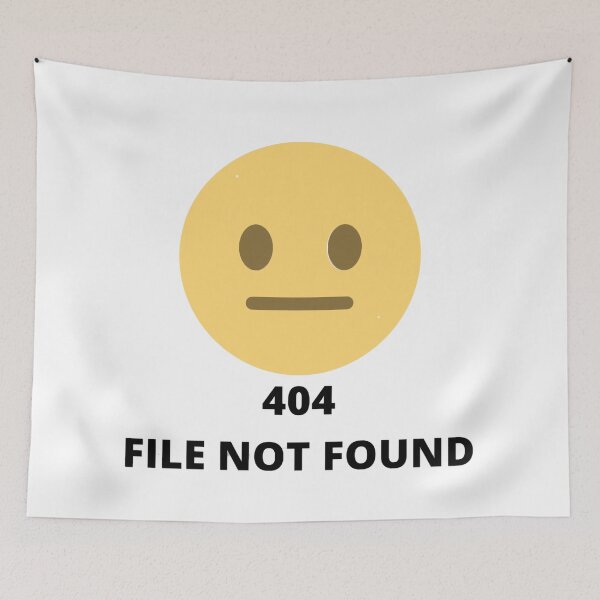 Item preview, Error 404 | File not found designed and sold by ggsThrift.