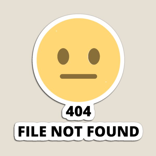 Item preview, Error 404 | File not found designed and sold by ggsThrift.