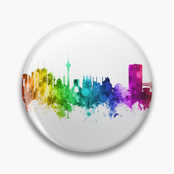 Item preview, Tehran Iran Skyline designed and sold by ArtPrints.