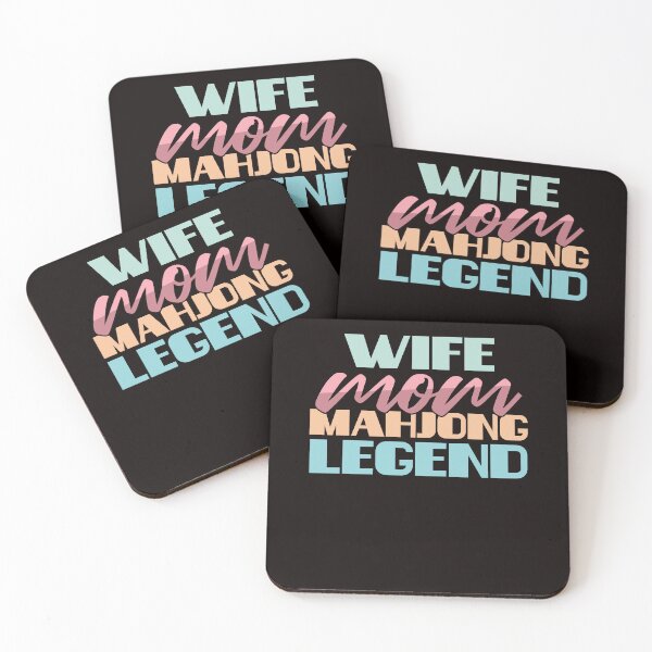Item preview, Wife Mom Mahjong Legend Mah-Jongg Player Solitaire Chinese designed and sold by TomGiantDesigns.