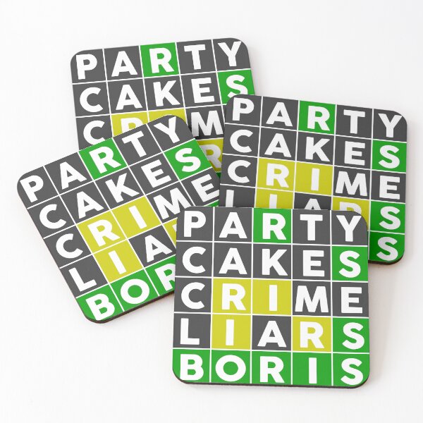 Item preview, Boris Johnson Wordle  Funny Party Cakes Crime Liars designed and sold by theAcollection.