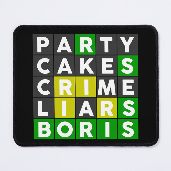 Item preview, Boris Johnson Wordle  Funny Party Cakes Crime Liars designed and sold by theAcollection.