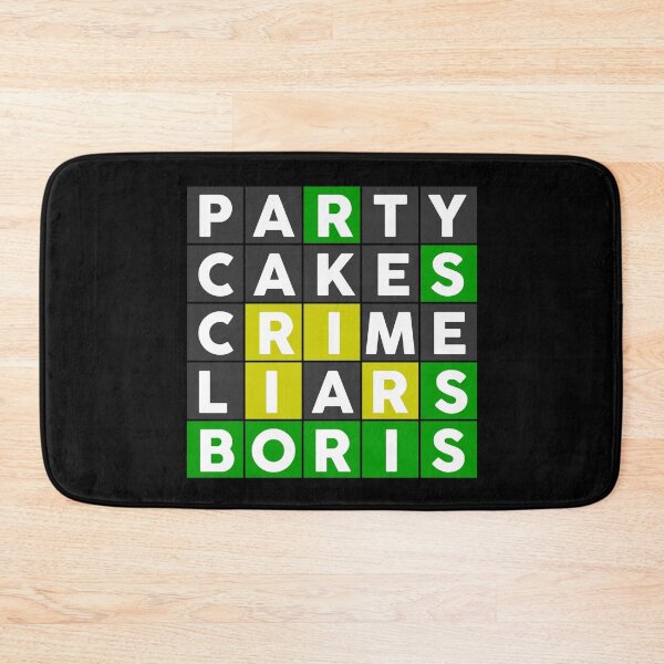 Item preview, Boris Johnson Wordle  Funny Party Cakes Crime Liars designed and sold by theAcollection.