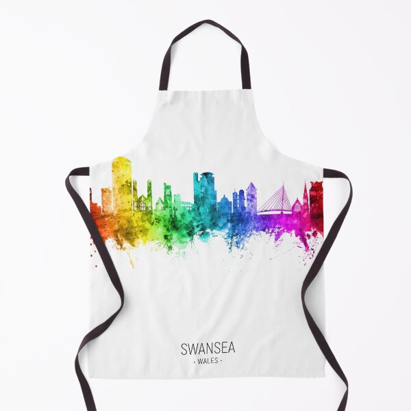 Item preview, Swansea Wales Skyline designed and sold by ArtPrints.