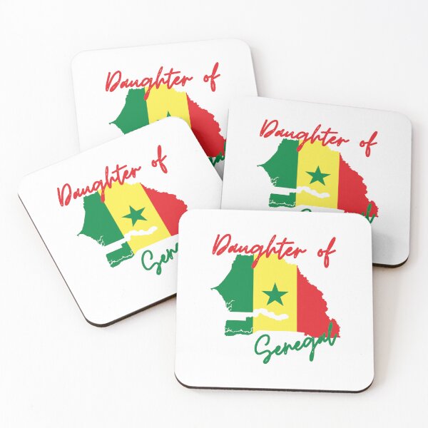 Item preview, Daughter of Senegal Map Flag designed and sold by NovawayDirect.