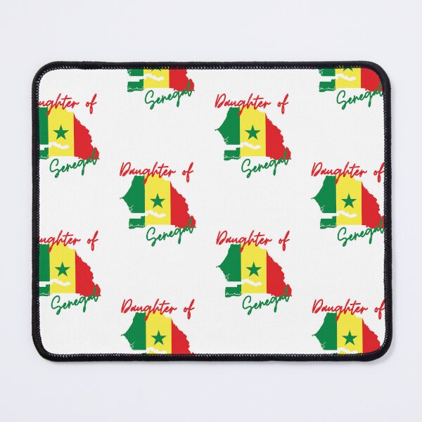 Item preview, Daughter of Senegal Map Flag designed and sold by NovawayDirect.