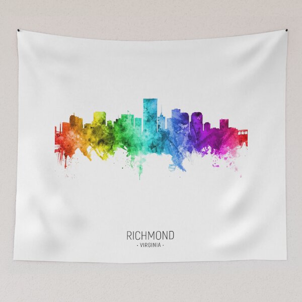 Item preview, Richmond Virginia Skyline designed and sold by ArtPrints.
