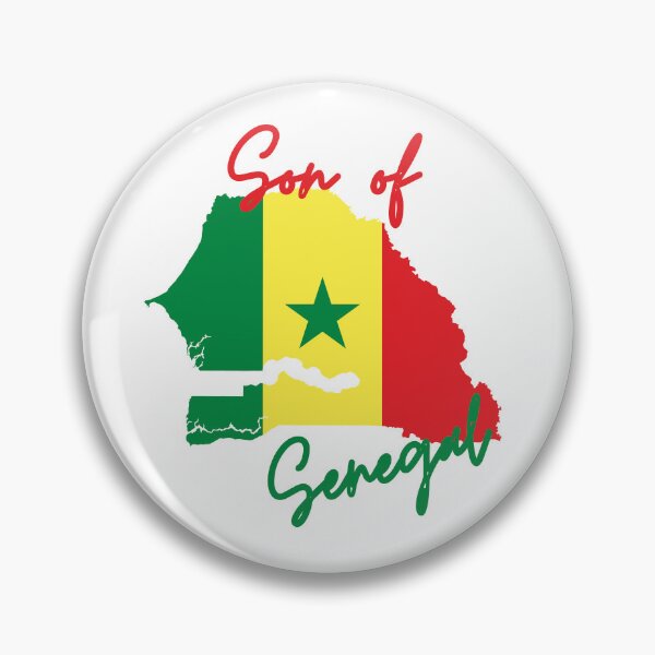 Item preview, Son of Senegal Map Flag designed and sold by NovawayDirect.