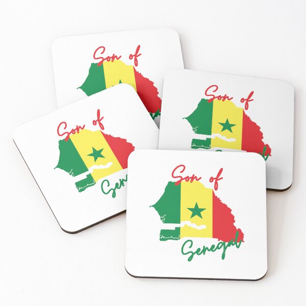 Item preview, Son of Senegal Map Flag designed and sold by NovawayDirect.