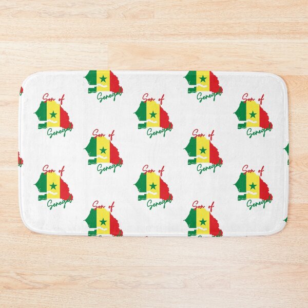 Item preview, Son of Senegal Map Flag designed and sold by NovawayDirect.