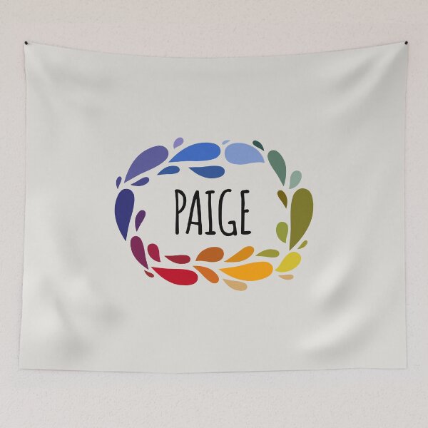 Item preview, Paige Name Cute Colorful Gift Named Paige designed and sold by kindxinn.