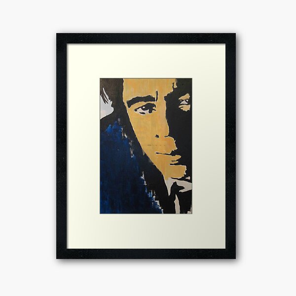the bull Framed Art Print