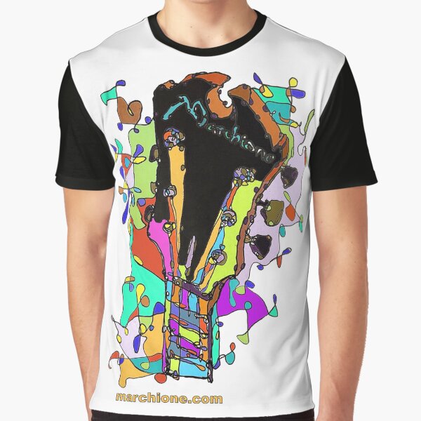Marchione Guitars - Vibrant Headstock by Hristo Vitchev Graphic T-Shirt