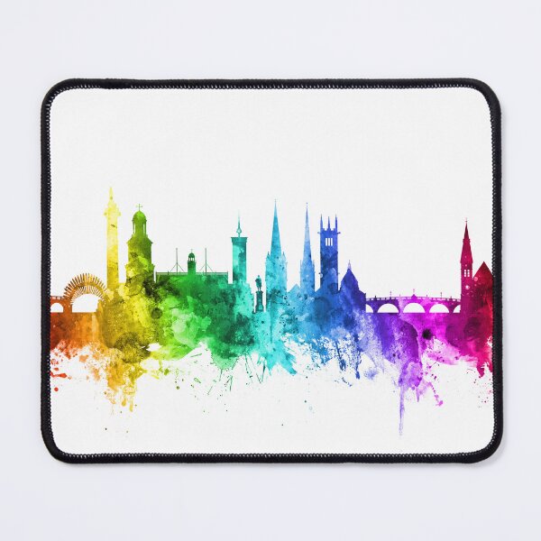 Item preview, Shrewsbury England Skyline designed and sold by ArtPrints.