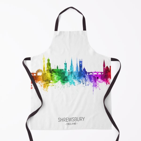 Item preview, Shrewsbury England Skyline designed and sold by ArtPrints.