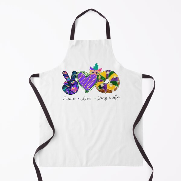 Item preview, Peace Love King Cake Mardi Gras 2022 designed and sold by EspenoyStore.