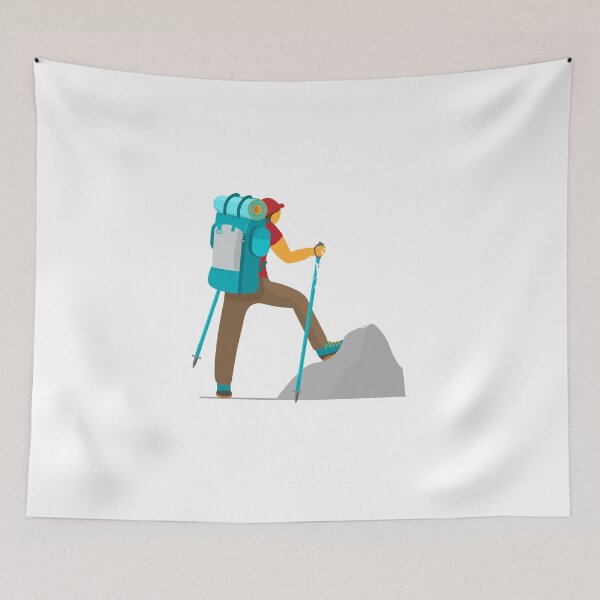 Item preview, Happiness Is A Day Spent Hiking With My Dog designed and sold by Khaila-shop.