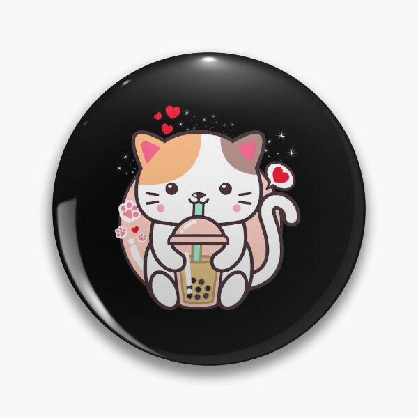 Item preview, Cat Boba Tea Bubble Tea Kawaii Anime designed and sold by LittleShop79.