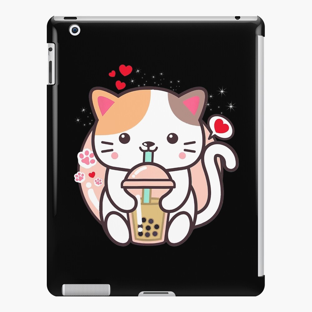 Cat Boba Tea Bubble Tea Kawaii Anime Ipad Case And Skin For Sale By Littleshop79 Redbubble 0109