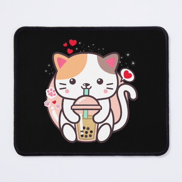 Item preview, Cat Boba Tea Bubble Tea Kawaii Anime designed and sold by LittleShop79.