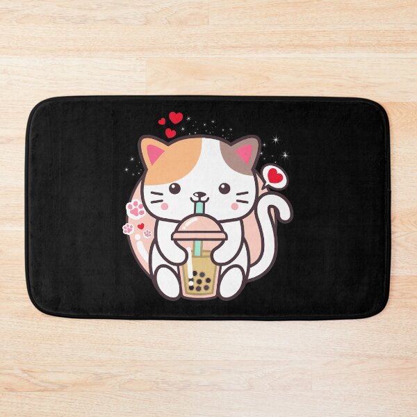 Item preview, Cat Boba Tea Bubble Tea Kawaii Anime designed and sold by LittleShop79.