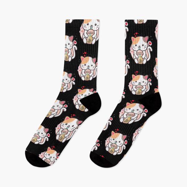 Item preview, Cat Boba Tea Bubble Tea Kawaii Anime designed and sold by LittleShop79.