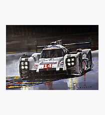 2014 Le Mans 24 Porsche 919 Hybrid Photographic Print