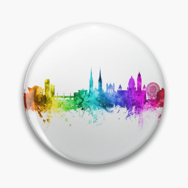 Artikelvorschau, Belfast Northern Ireland Skyline entworfen und verkauft von ArtPrints.