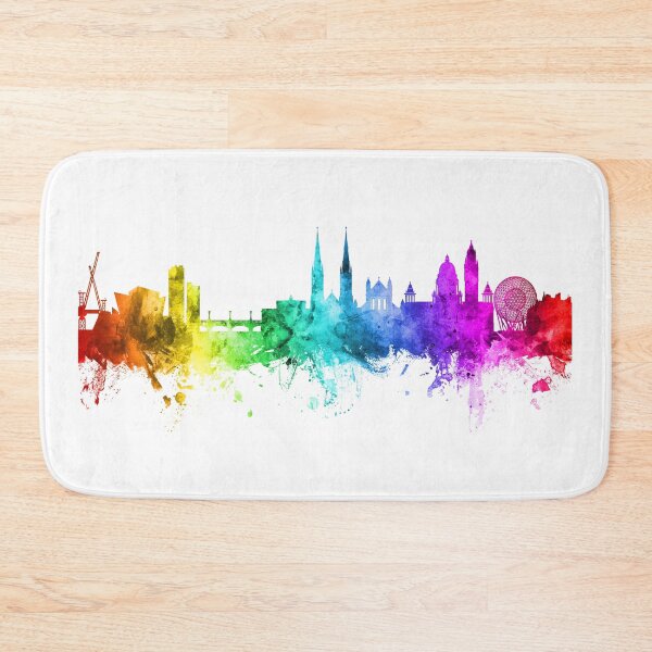 Item preview, Belfast Northern Ireland Skyline designed and sold by ArtPrints.