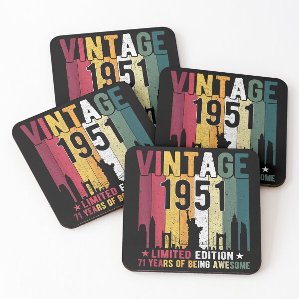Item preview, Vintage 1951 Limited Edition 71 Years Of Being Awesome 71th Birthday designed and sold by RachaelEliezer.