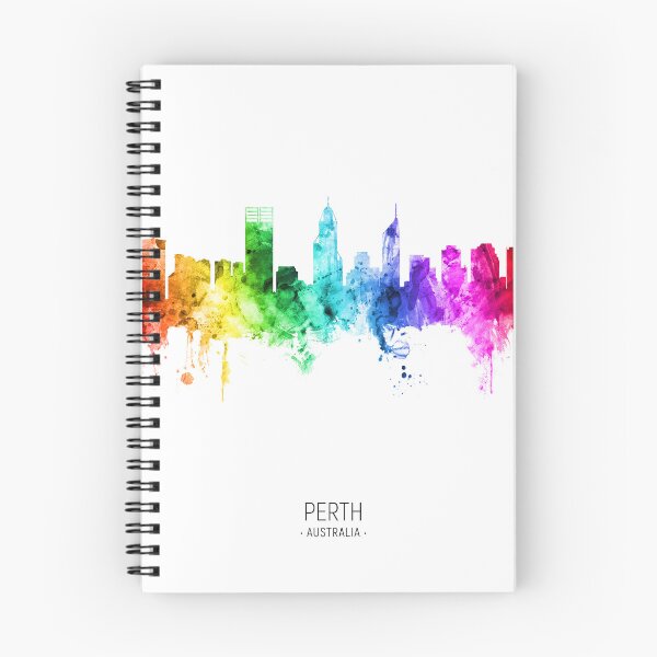 Aperçu de l'œuvre Perth Australia Skyline créée et vendue par ArtPrints.