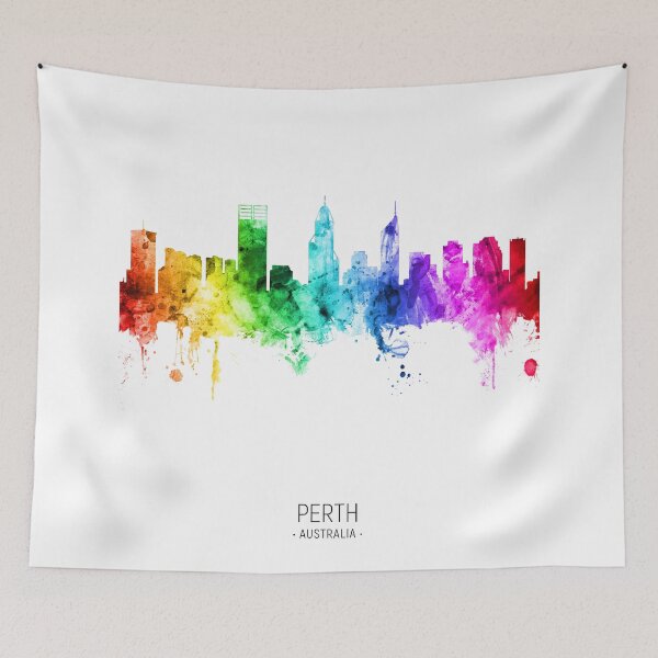Item preview, Perth Australia Skyline designed and sold by ArtPrints.