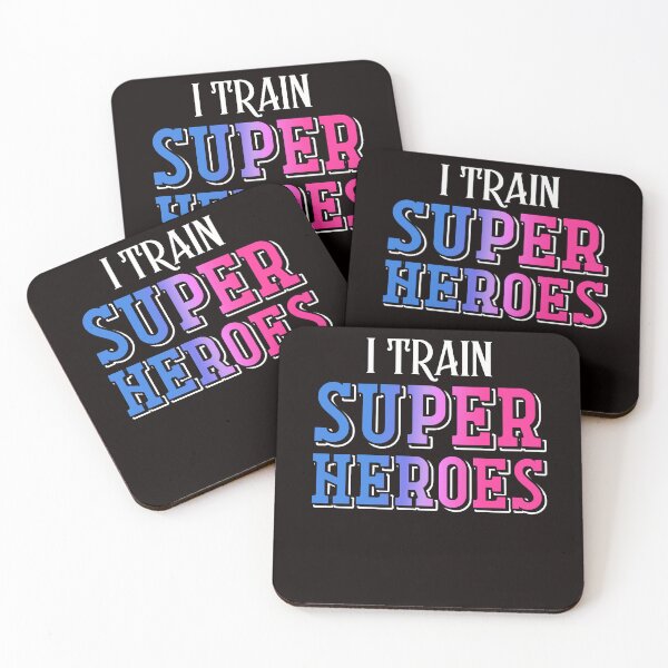 Item preview, Train Heroes Personal Trainer Fitness Instructor Gym Muscle designed and sold by TomGiantDesigns.
