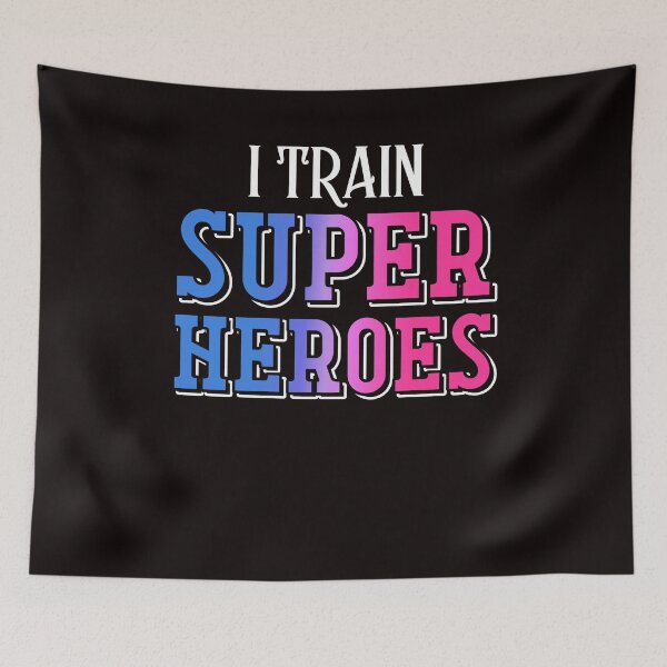 Item preview, Train Heroes Personal Trainer Fitness Instructor Gym Muscle designed and sold by TomGiantDesigns.