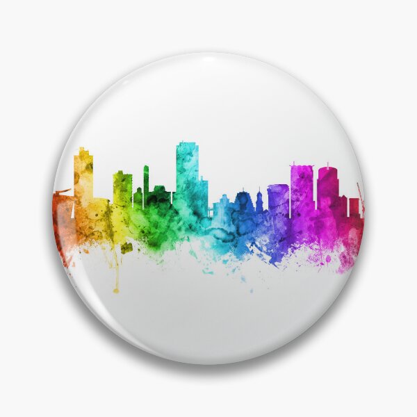 Item preview, Wellington New Zealand Skyline designed and sold by ArtPrints.