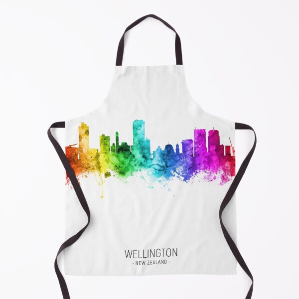 Item preview, Wellington New Zealand Skyline designed and sold by ArtPrints.