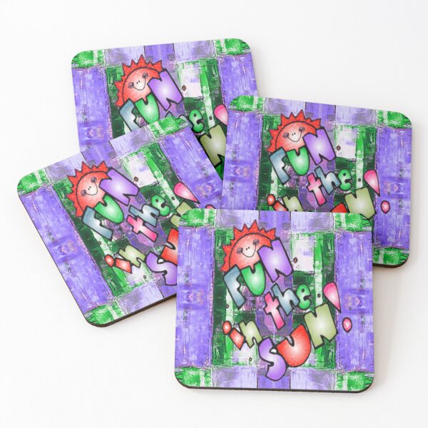Item preview, Fun in the Sun,4, bold colorful abstract playful design inspired by nature designed and sold by Adri Barnard.