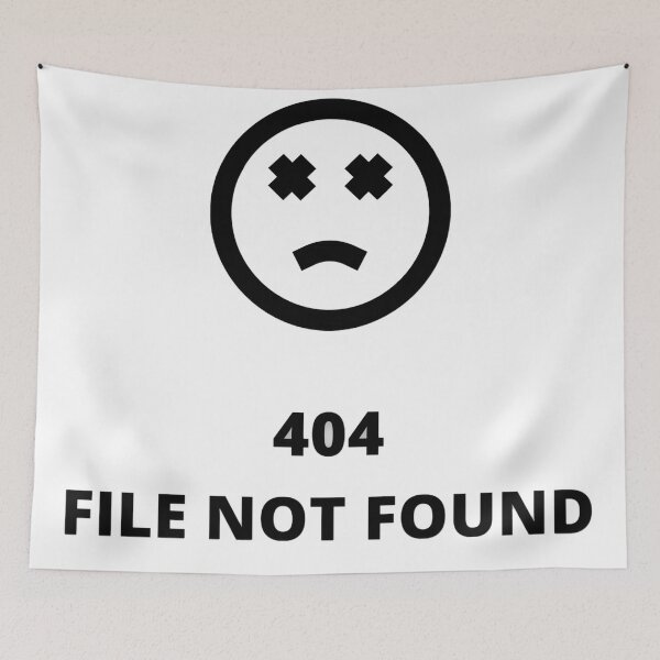 Item preview, Error 404 | File not found designed and sold by ggsThrift.