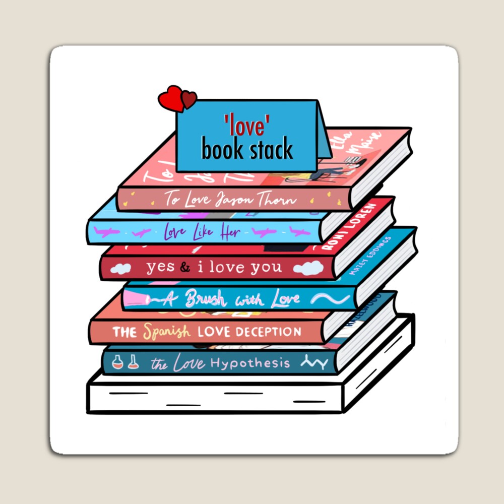 Aesthetic Book Stack Poster for Sale by mdewese3