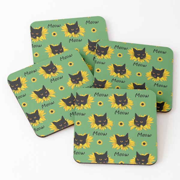 Item preview, Sunflower cat meow designed and sold by LittleShop79.