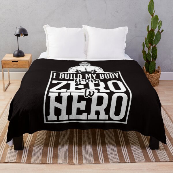 Item preview, Build My Body From Zero To Hero Bodybuilding Workout Gym designed and sold by TomGiantDesigns.