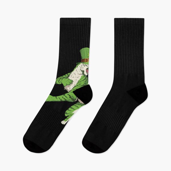 Item preview, Boys Bengal Tiger Green Shamrock St Patrick's Day Kids Green designed and sold by PinkyTree.