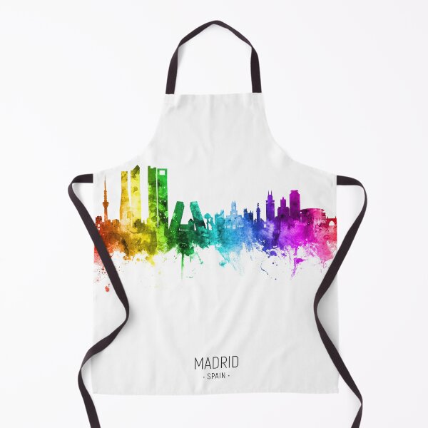 Aperçu de l'œuvre Madrid Spain Skyline créée et vendue par ArtPrints.