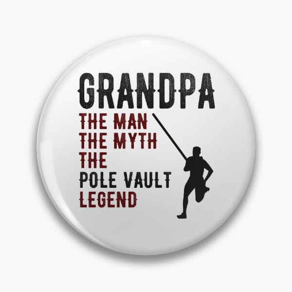 Item preview, Pole Vault Vaulting Jumping Grandpa Fathers day designed and sold by TastefulTees.