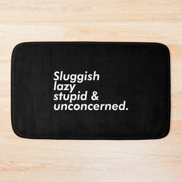 Item preview, Sluggish Lazy Stupid & Unconcerned Aesthetic T Shirt Long Sleeve T-Shirt designed and sold by RobertJayce.