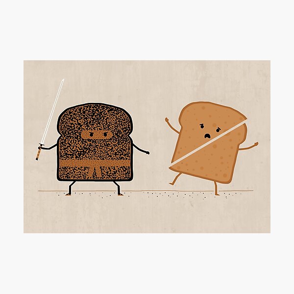 Item preview, Ninja Toast designed and sold by HandsOffMyDinosaur.