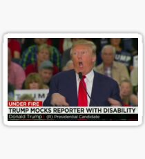 disgusting scumpbag trump Sticker