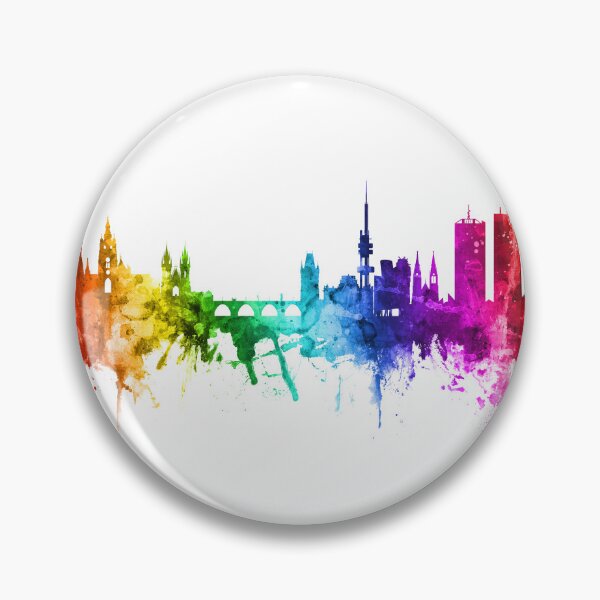 Item preview, Prague (Praha) Czech Republic Skyline designed and sold by ArtPrints.